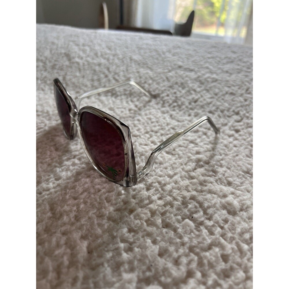 Granny-Chic Polarized Oversized Sunglasses with Gray Gradient Lenses - Mia - Picture 2 of 2